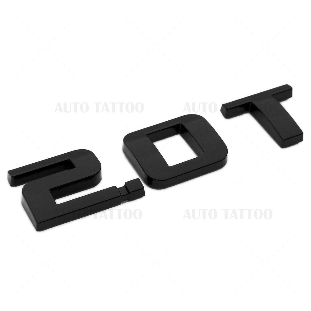 For Chevy Equinox Liftgate 2.0T Turbo Letter Logo Badge Emblem Sport Gloss Black
