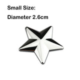 Universal 3D Fashion Metal Heart and Stars Car Decal Sticker for Auto Decoration