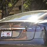 Tesla Rear Liftgate Lid Model 85D Nameplate Logo Badge Emblem Sport Matte Black