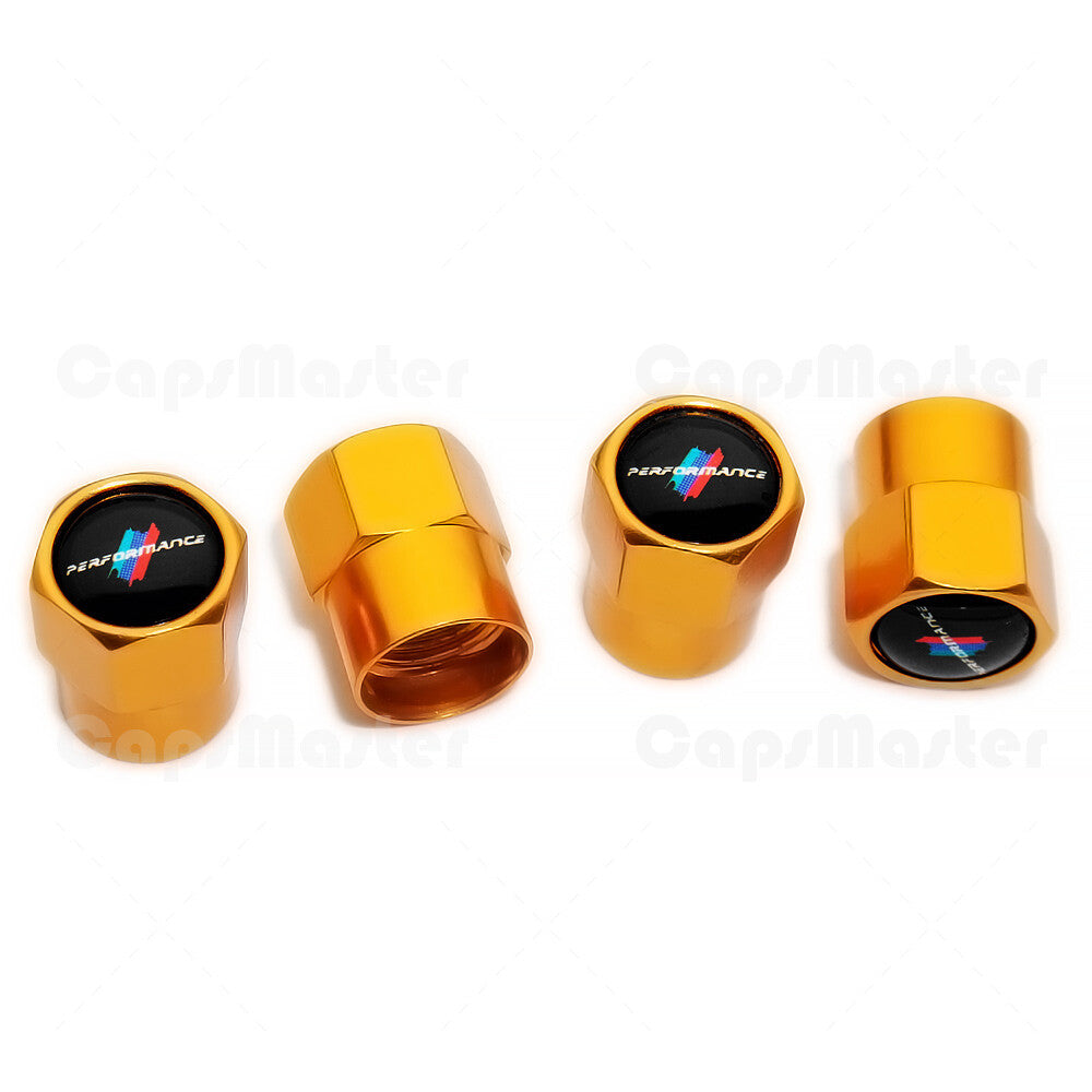 Fit Bmw M Performance Car Wheels Tire Air Hex Valve Caps Stem Dust Cover Sport