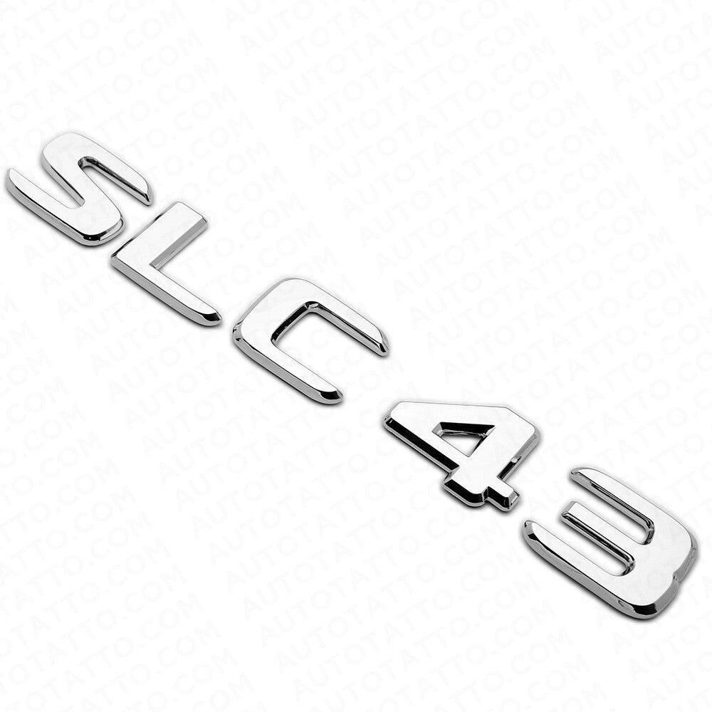 Mercedes SLC 43 AMG Rear Letter Emblem Trunk Lid Logo Badge Sport OEM Chrome