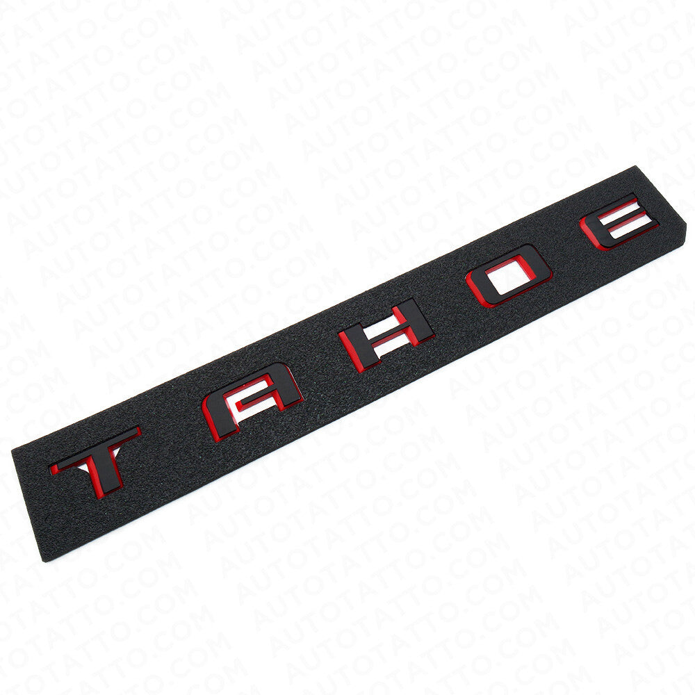 2021+ Chevy Tahoe Redline Nameplate Emblem Kit Set LT RST Sport Decorate