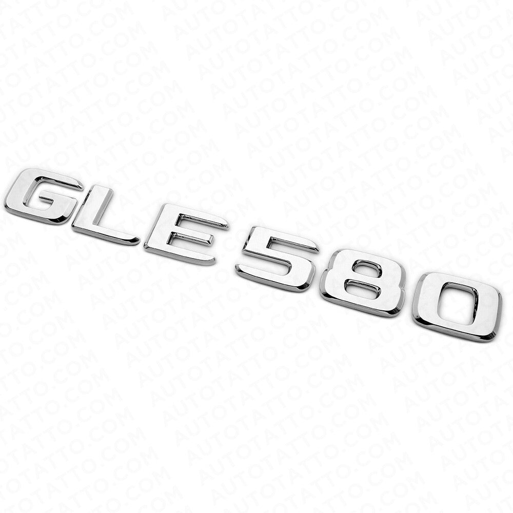 20-21 Mercedes-Benz GLE 580 Letter Emblem Liftgate Logo Badge AMG Sport Chrome