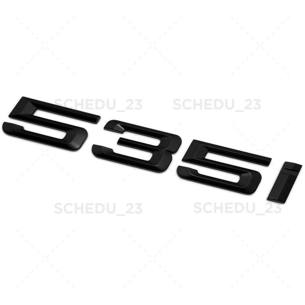 11-16 BMW 535i Rear Trunk Lid Emblem Replace Badge Performance F10 Matte Black