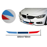 For BMW Universal M Performance Power Sport Front Rear Bumper 3D Decal Stickers