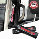 Mazda Speed Carbon Car Seat Belt Cover Safety Shoulder Strap Cushion Pad Harness
