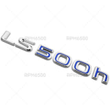 For Lexus Rear Turnk Lid Chrome LS 500h Letter Logo Badge Emblem Car Replace