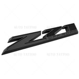 GM Chevy 09-21 Z71 Offroad Front Door Nameplate Logo Emblem Badge OEM Blackout