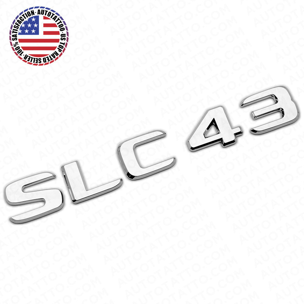 Mercedes SLC 43 AMG Rear Letter Emblem Trunk Lid Logo Badge Sport OEM Chrome