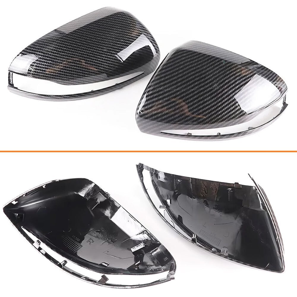 Carbon Fiber Mercedes W205 W213 X253 W222 C E S GLC Class Mirror Cover Replace