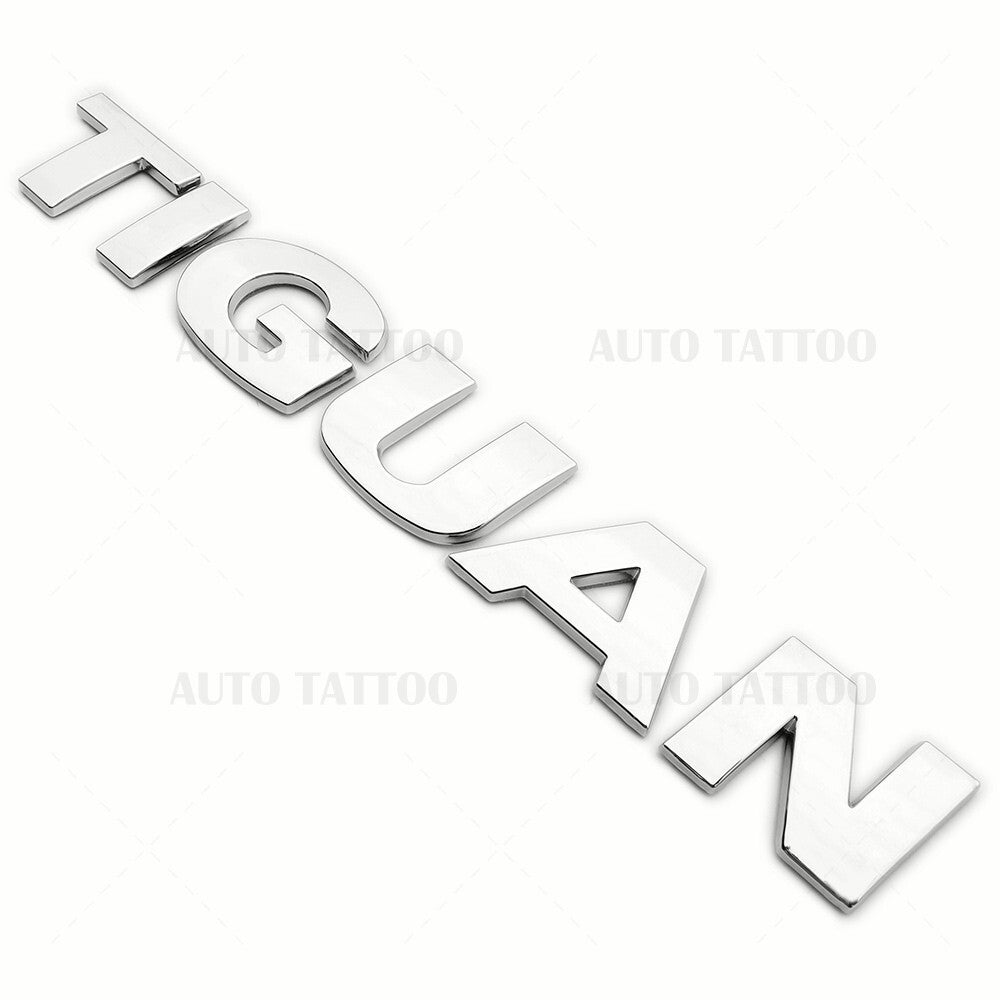 12-18 Volkswagen Tiguan Rear Truck Boot Lid Nmaeplate Badge Emblem Chrome