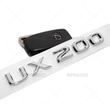 Lexus Liftgate OEM Chrome UX 200 Letter Logo Badge Car Emblem Replace F-Sport