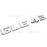 17-21 Mercedes GLE 43 Letter Emblem Liftgate Logo Badge AMG Sport OEM Chrome