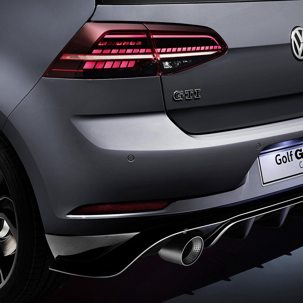 For GTI Liftgate Adhesive Nameplate Badge Logo Emblem Decoration Sport Black