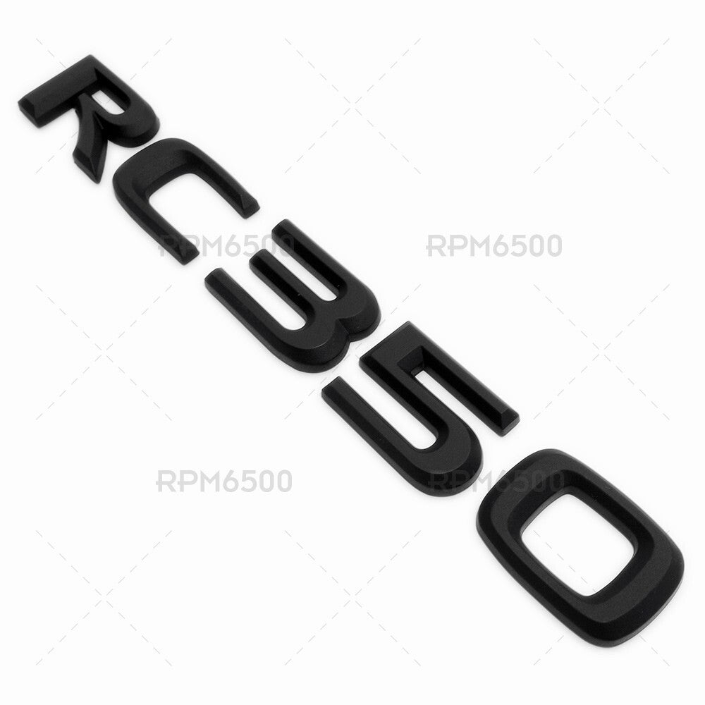 Lexus Trunk Lid RC 350 Letter Logo Badge Emblem Car Replace F-Sport Matte Black