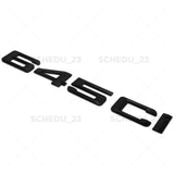 Matte Black BMW 645ci Trunk Lid Nameplate Letter Badge Emblem M Performance