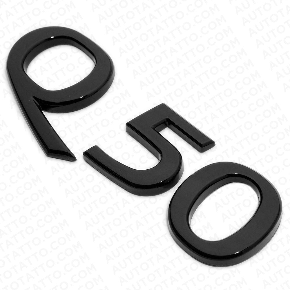 Infiniti Q50 Rear Trunk Logo Letter Badge Emblem Nameplate Sport Gloss Black