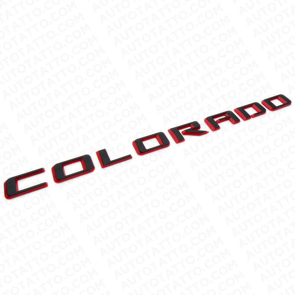 21+ Chevy Colorado Fender / Tailgate Redline Badge 3D Logo Emblem Truck Sport