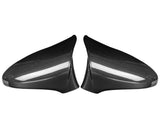 PAIR For LEXUS IS200 300 350 2013-2020 M HORN CARBON FIBER SIDE MIRROR COVER CAP