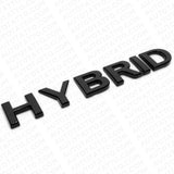For Infiniti Hybrid Left or Right Side Fender Badge Emblem Nameplate Gloss Black