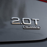 Rear Trunk Deck Lid 2.0T Turbo Nameplate Emblem Badge Chrome