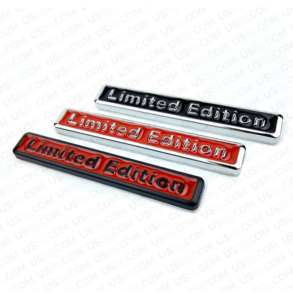 Universal 3D Fashion Metal Limited Edition Car Decal Badge Sticker Decoration