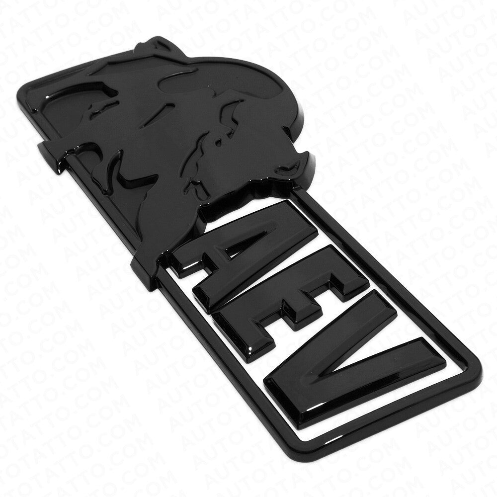 For Chevrolet Colorado AEV Bison Tailgate Nameplate Logo Decal Emblem ZR2 Black