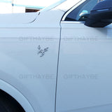 Universal 2pieces/set 3D Fashion Metal Bee Car Decal Sticker Auto Decoration