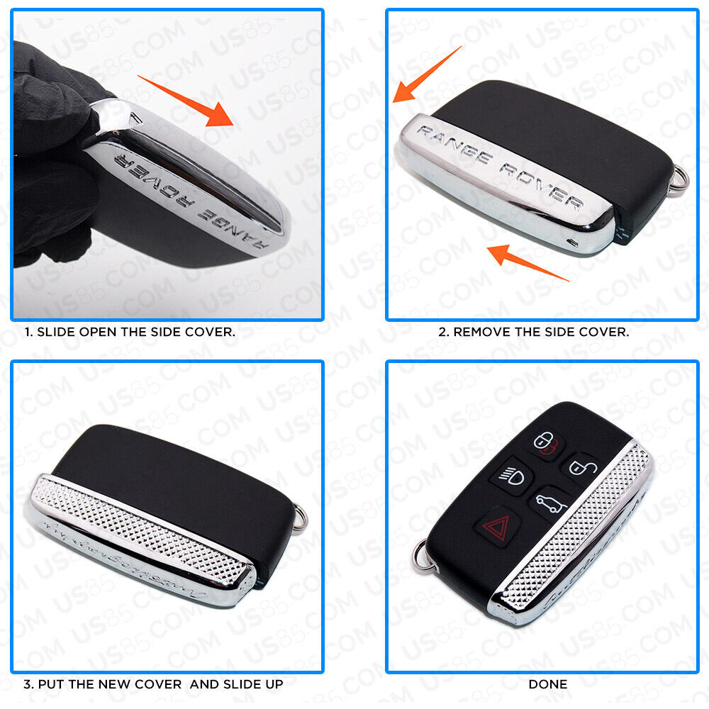 3D Fashion Metal Autobigraghy Car Remote Key Side Cover Auto Remote Decoration