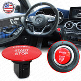 Mercedes AMG Engine Start Stop Push To Go Button Power Switch Keyless Red OEM