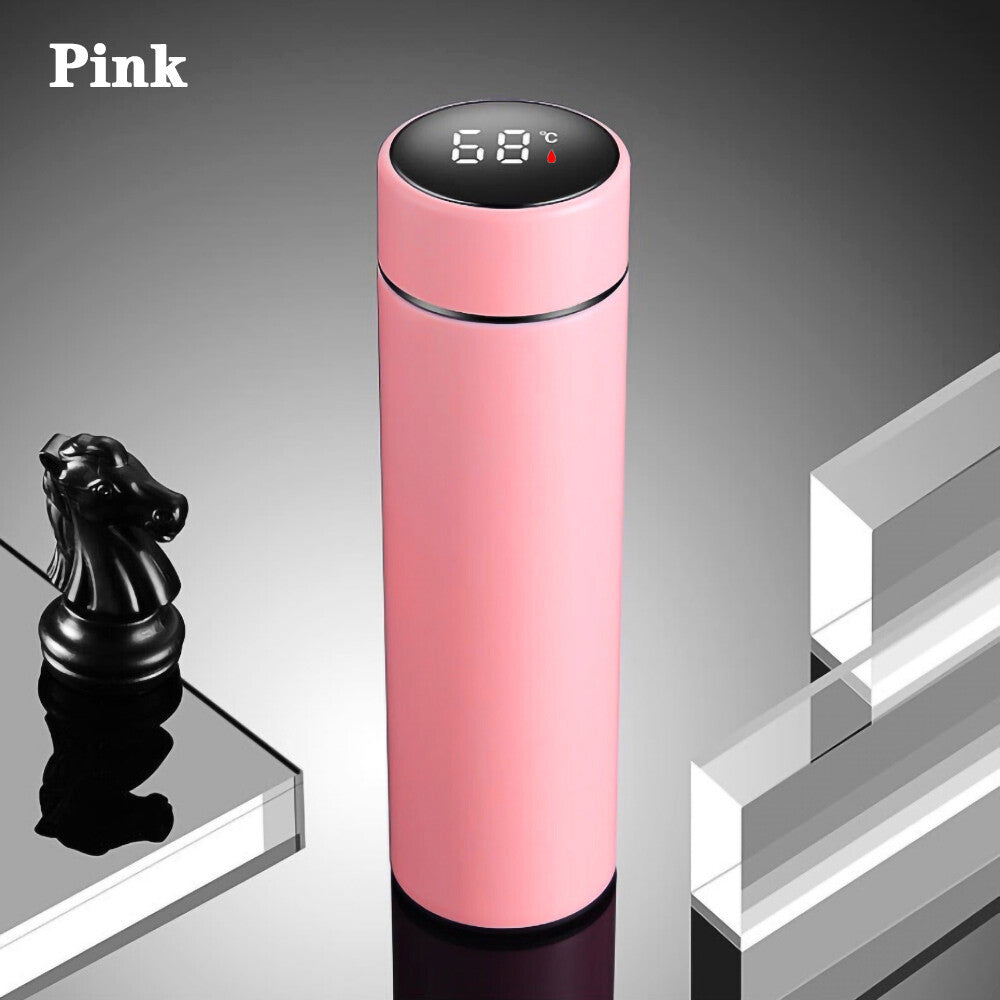 500ml Measure Temperature Stainless Steel Hot/Cold Vacuum thermos Insulation Cup