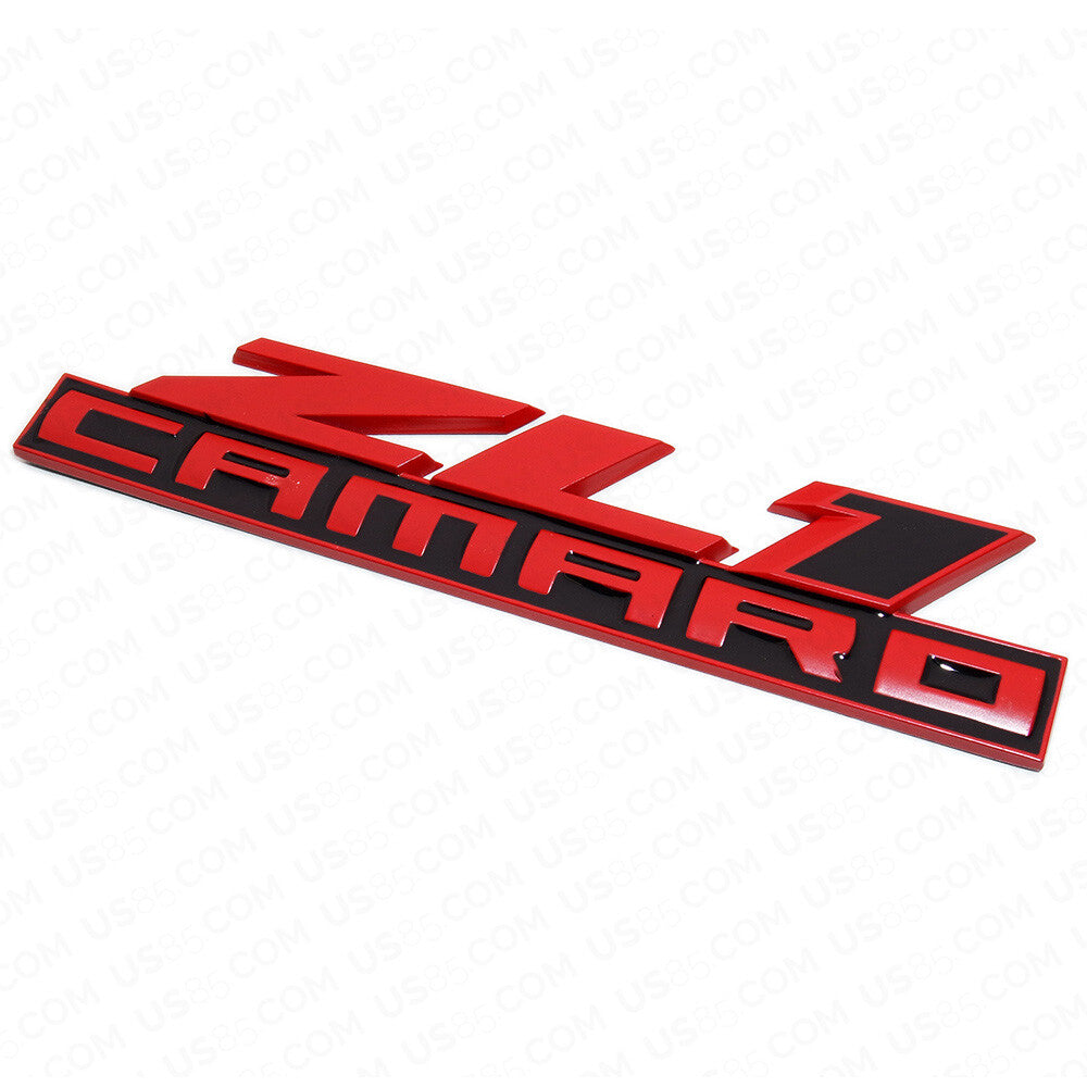 Chevy ZL1 Camaro Truck Lid Bumper Letter Logo Emblem Badge Sticker Racing Sport