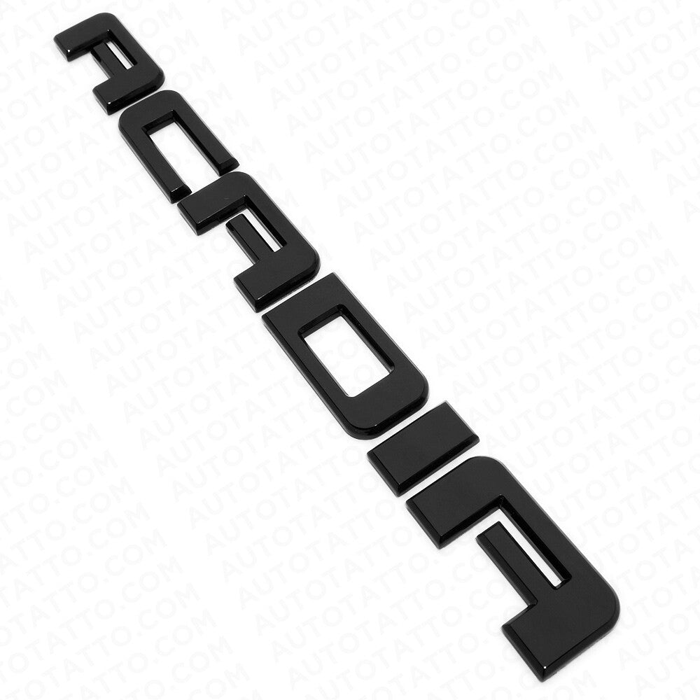 For GMC Acadia Front Door or Rear Liftgate Nameplate Logo Emblem Gloss Black