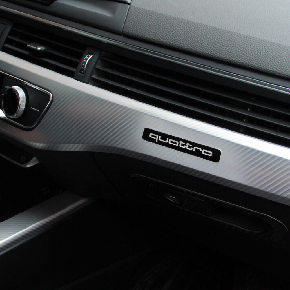 Universal Fashion Aluminum Alloy Quattro Car Decal Sticker for Auto Decoration