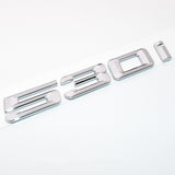 17-23 BMW 530i Chrome Rear Trunk Nameplate Emblem Badge M Performance G30 G31