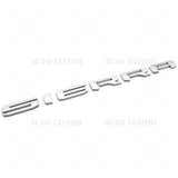 19-21 GMC Sierra with Denali Tailgate Logo Emblem Pickup Badge Nameplate Chrome