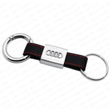Car SUV Audi Sport Key Chain Elegant Strap Alloy Leather Gift Decoration Gift