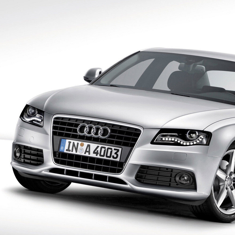 09-12 AUDI A4 S4 OEM Chrome Front Grille Sign Rings Badge Logo Emblem Sport