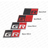3D Fashion Metal GR/GR Sport Car Decal Badge Emblem Sticker for Auto Decoration