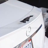 Carbon Fiber Universal Mini Spoiler Auto Car Trunk Tail Decoration Sport Wing