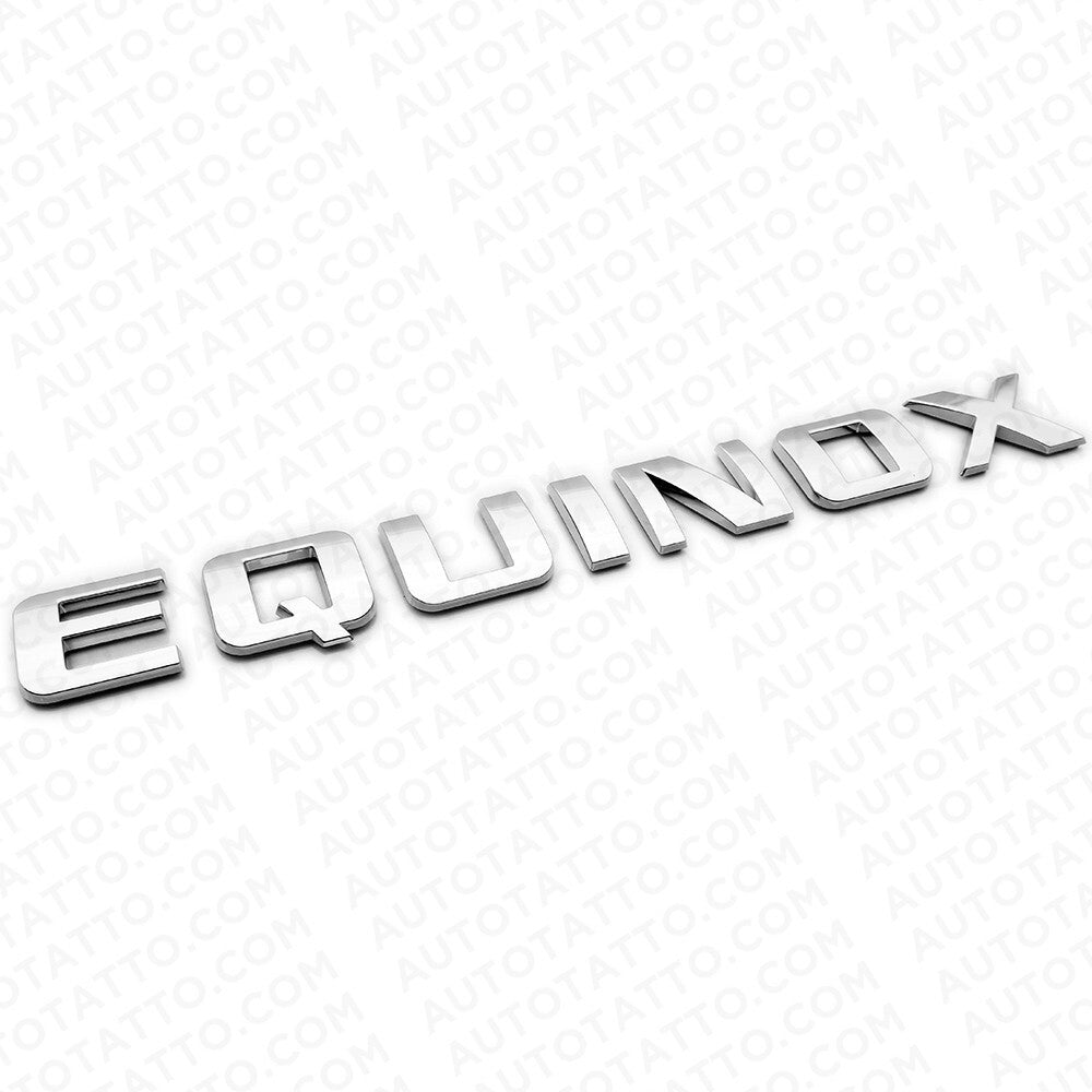 17-24 Chevy Equinox Liftgate Nameplate Letter Logo Badge Emblem Chrome