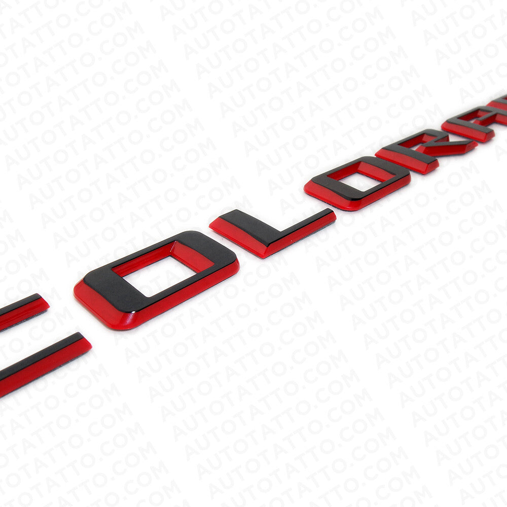 21+ Chevy Colorado Fender / Tailgate Redline Badge 3D Logo Emblem Truck Sport