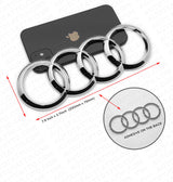 08-20 AUDI OEM Chrome Liftgate Sign Logo Rings Badge Emblem A6 S6 Q5 SQ5 Q7 SUV