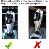 Carbon Fiber Style Gear Shift Knob Cover For BMW F30 X3 X4 X5 X6 328i 535i 320i