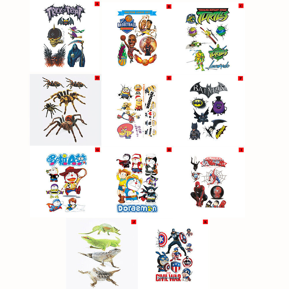 Fashion 3D Creative Waterproof Car Sticker for Auto Scratch Cover or Decoration