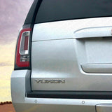 2x YUKON Tailgate Door Letter Nameplate Emblem SUV HD Badge GMC 3D Sport Chrome