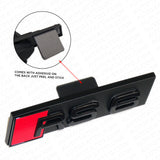 Audi RS6 Front Grille Bumper Radiator Lettering Emblem Badge Logo Sport Black