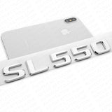 For 17-21 Mercedes SL 550 Letter Emblem Trunk Lid Logo Badge AMG Sport Chrome