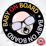 Cute Baby On Board Sticker Decal Kid In Car Rear Truck Liftgate Window Decorate