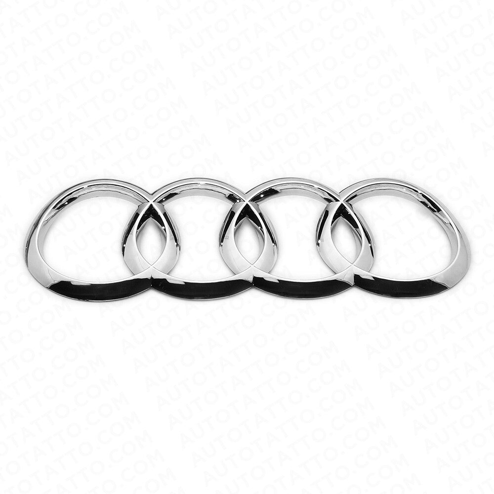 18-21 A5 S5 RS5 Sportback 4 Door OEM Chrome Trunk Sign Logo Rings Badge Emblem